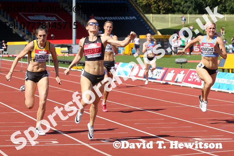 Womens 400 metres hurdles, 2019 Muller British Championships, Alexander Stadium, Birmingham. Photo: David T. Hewitson/Sports for All Pics